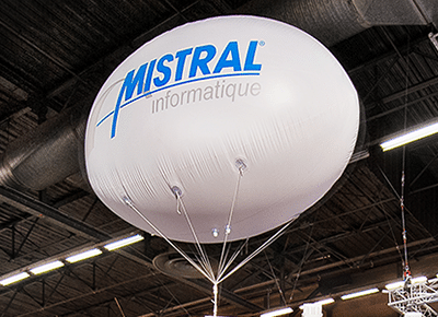 Ballon rugby stand Mistral